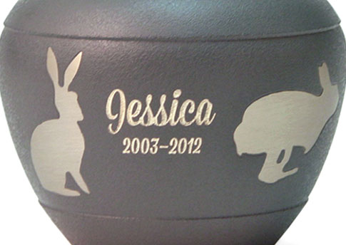 Silhouette Urn Embossing Option Image