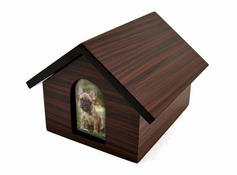Dog House Urn- Brown Image
